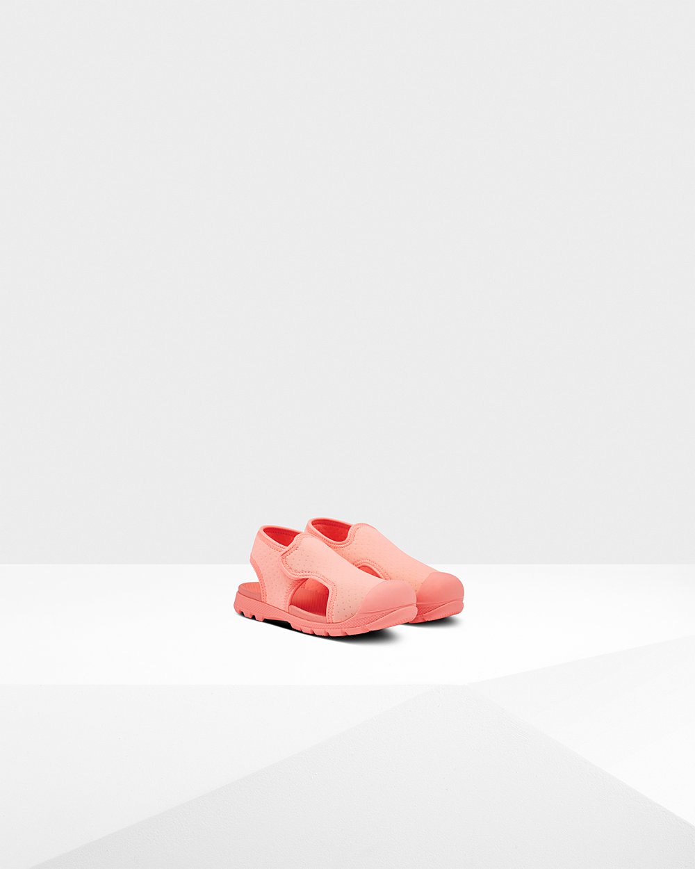 Sandalias Hunter Niños Rosas Original Little Outdoor Walking 694532-ACE